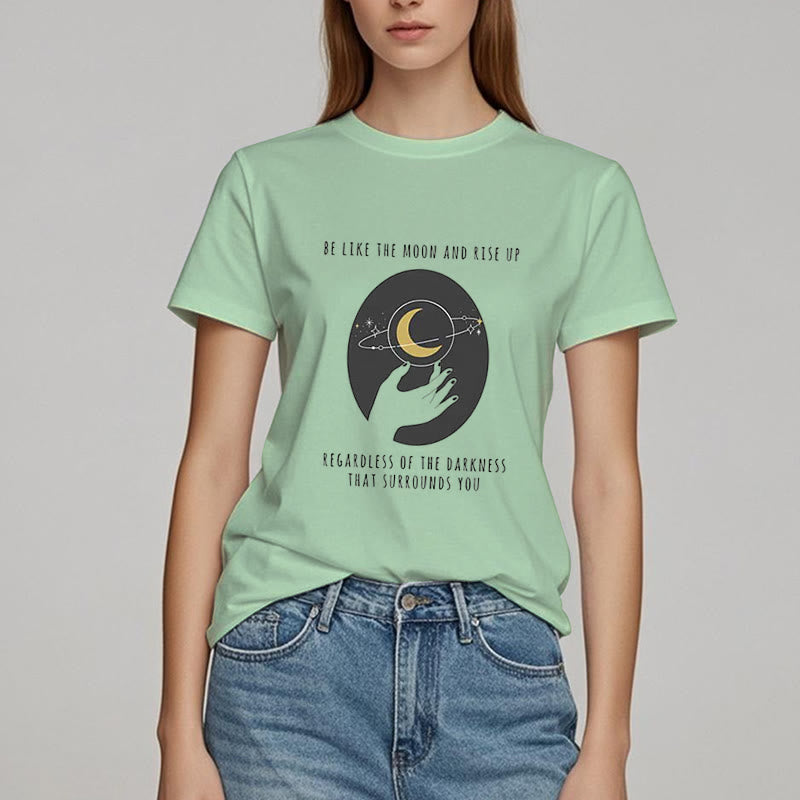Olivenorma Be Like The Moon T-Shirt