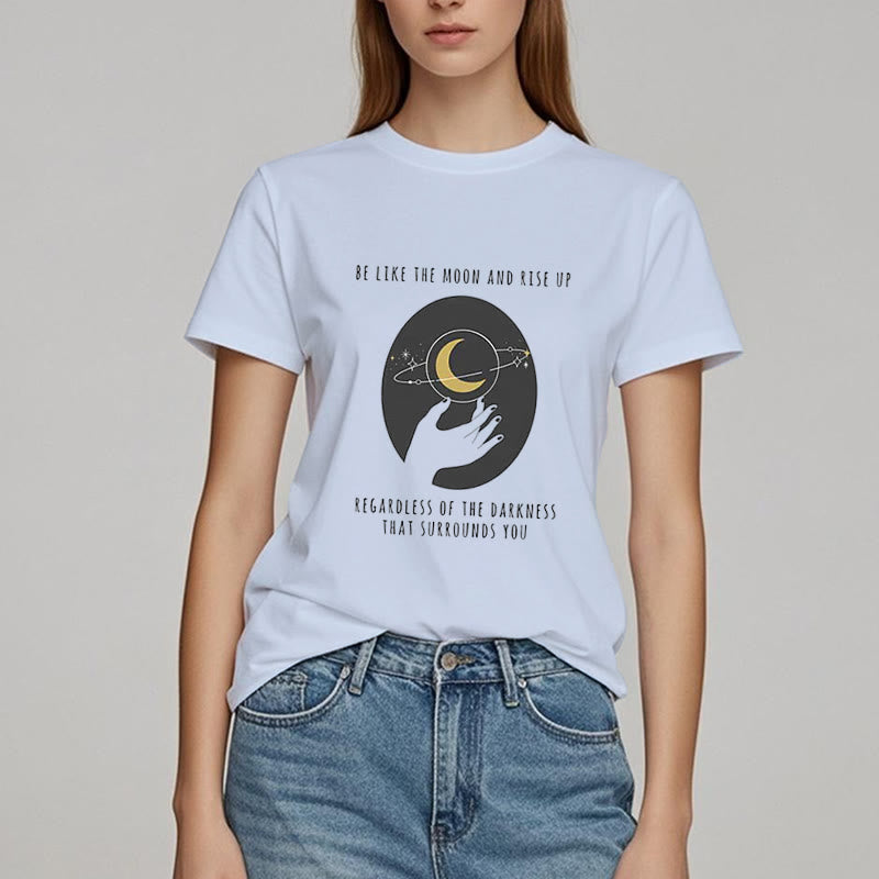 Olivenorma Be Like The Moon T-Shirt