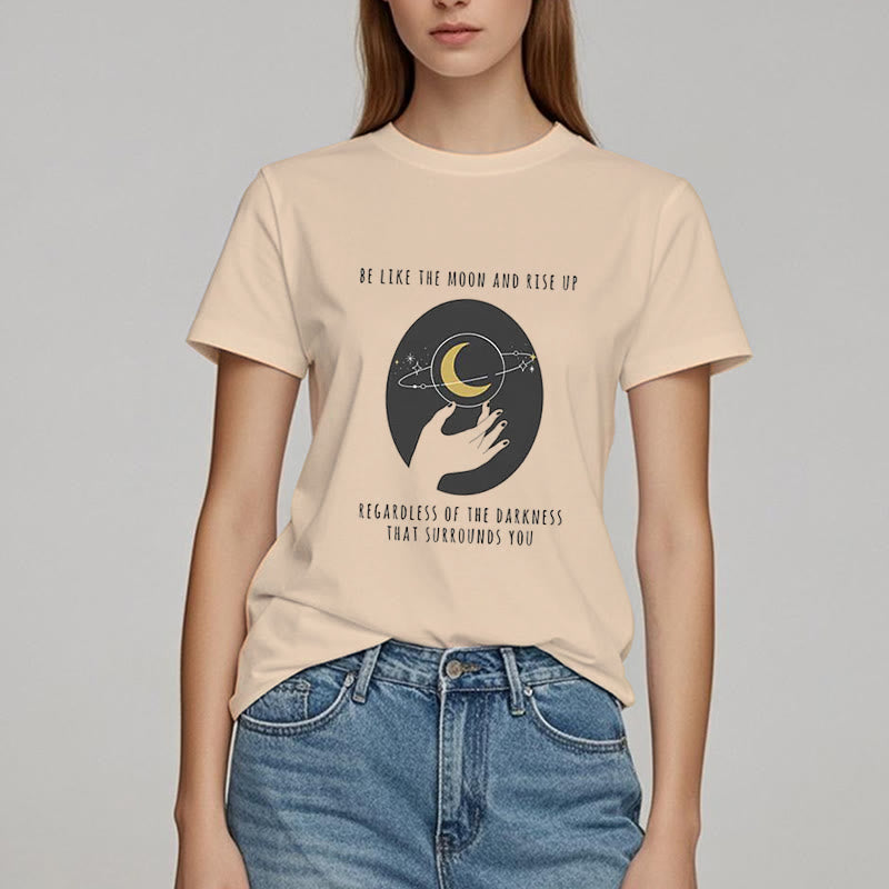 Olivenorma Be Like The Moon T-Shirt