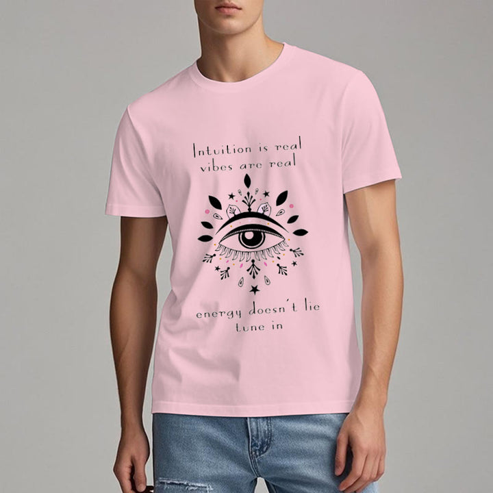 Olivenorma Intuition Evil Eye Design T-shirt