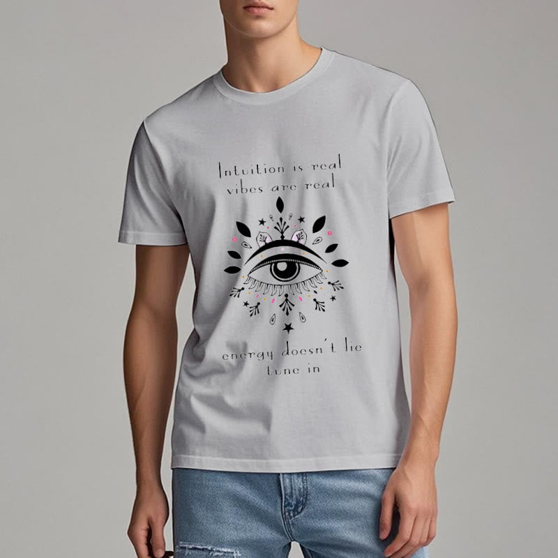 Olivenorma Intuition Evil Eye Design T-shirt