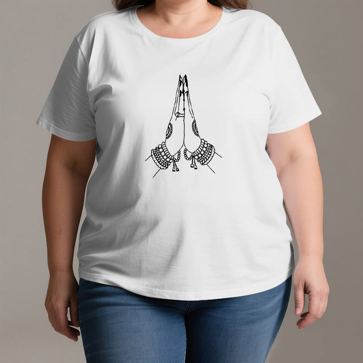 Olivenorma Meditation Namaste Yoga T-Shirt