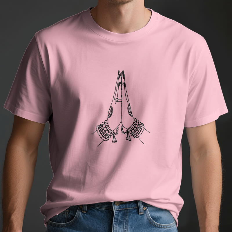 Olivenorma Meditation Namaste Yoga T-Shirt