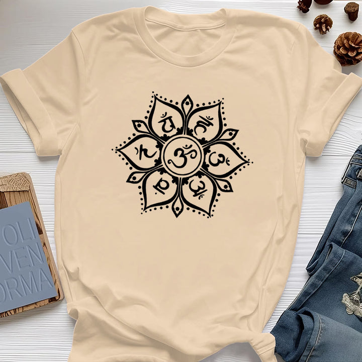 Olivenorma Seven Chakra Symbols T-Shirt