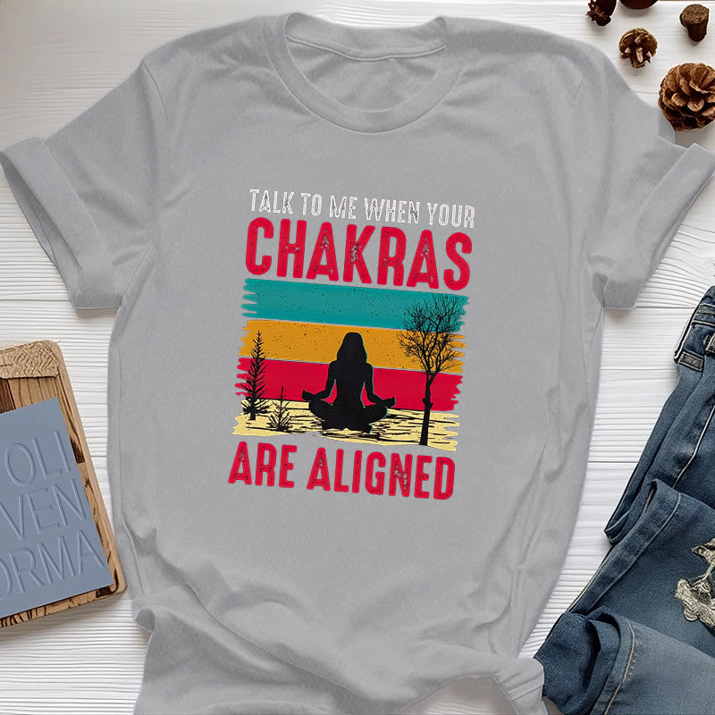 Olivenorma "Talk To Me When Your Chakras are Aligned" T-Shirt