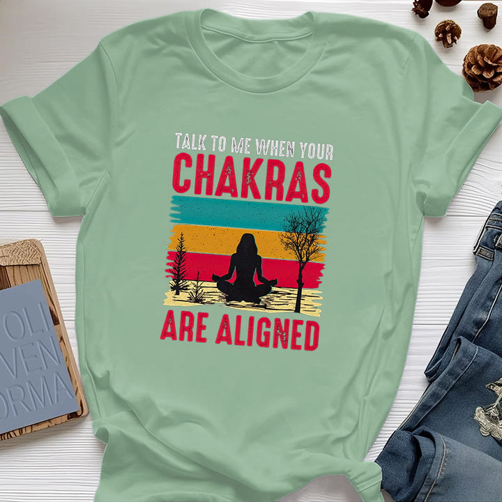 Olivenorma "Talk To Me When Your Chakras are Aligned" T-Shirt