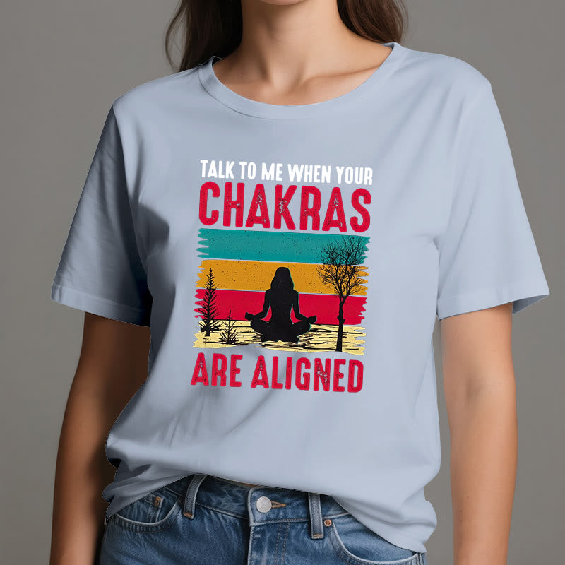 Olivenorma "Talk To Me When Your Chakras are Aligned" T-Shirt