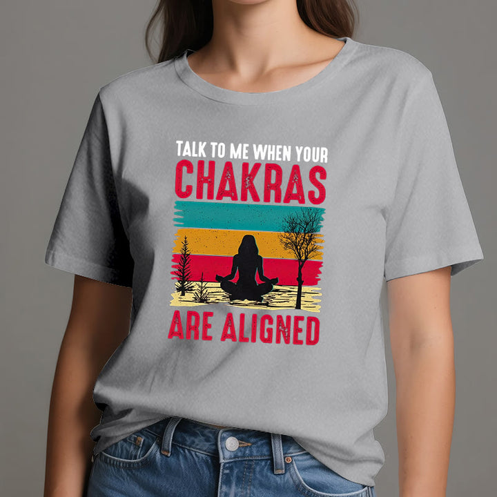 Olivenorma "Talk To Me When Your Chakras are Aligned" T-Shirt