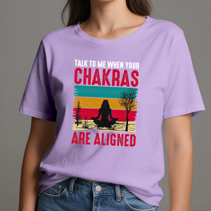 Olivenorma "Talk To Me When Your Chakras are Aligned" T-Shirt