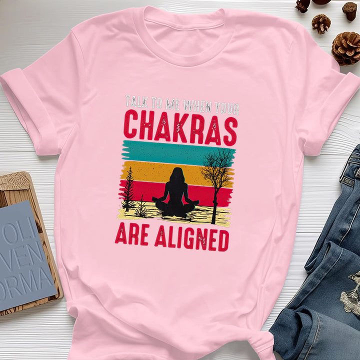 Olivenorma "Talk To Me When Your Chakras are Aligned" T-Shirt