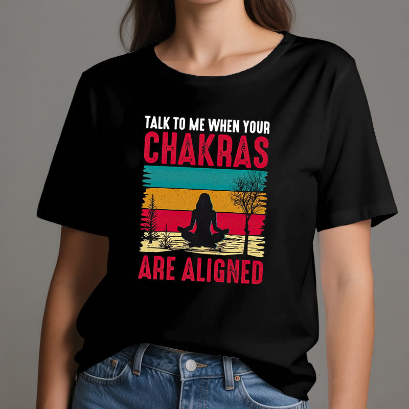 Olivenorma "Talk To Me When Your Chakras are Aligned" T-Shirt