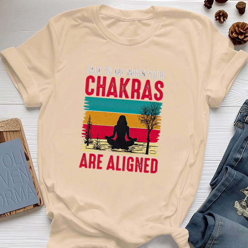 Olivenorma "Talk To Me When Your Chakras are Aligned" T-Shirt
