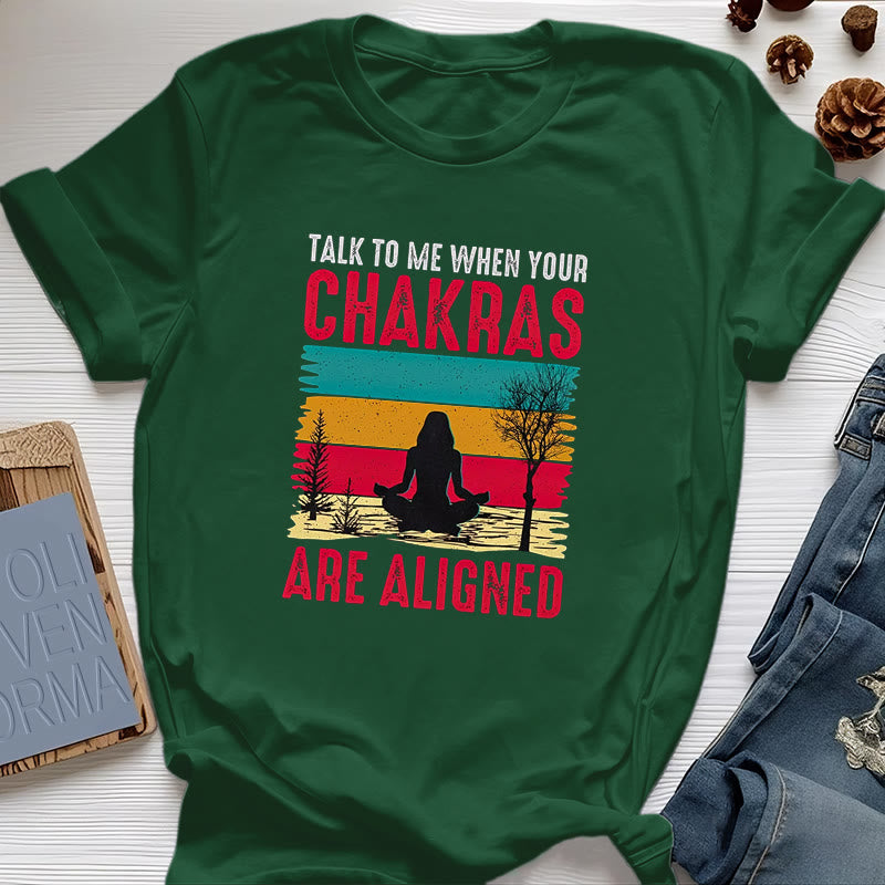 Olivenorma "Talk To Me When Your Chakras are Aligned" T-Shirt