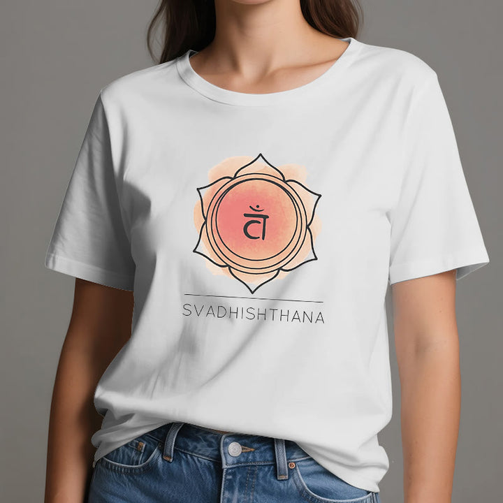 Olivenorma Orange Sacral Chakra Yoga T-Shirt