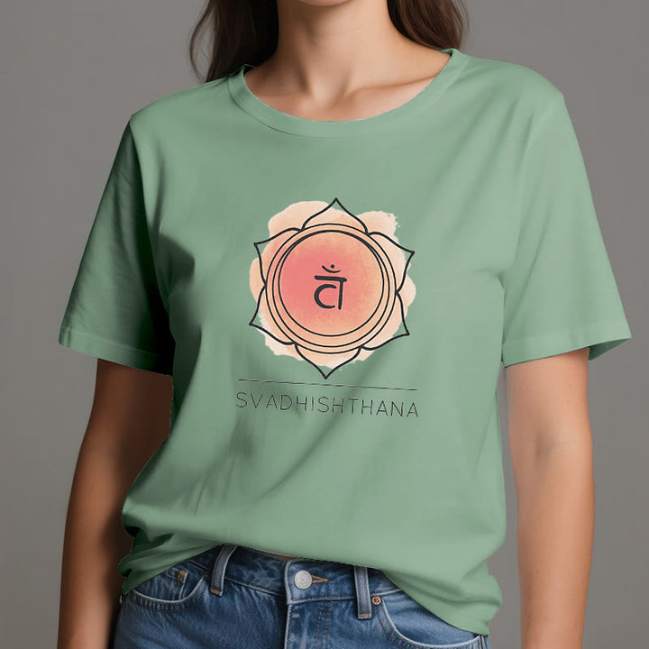 Olivenorma Orange Sacral Chakra Yoga T-Shirt