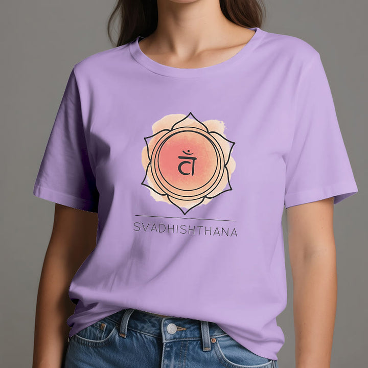 Olivenorma Orange Sacral Chakra Yoga T-Shirt