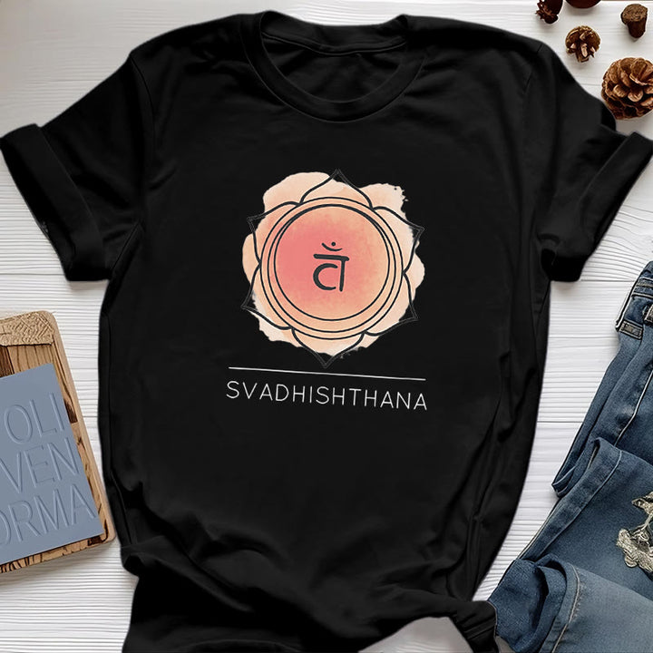 Olivenorma Orange Sacral Chakra Yoga T-Shirt