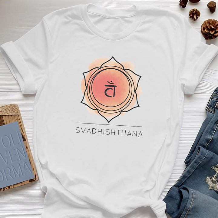 Olivenorma Orange Sacral Chakra Yoga T-Shirt