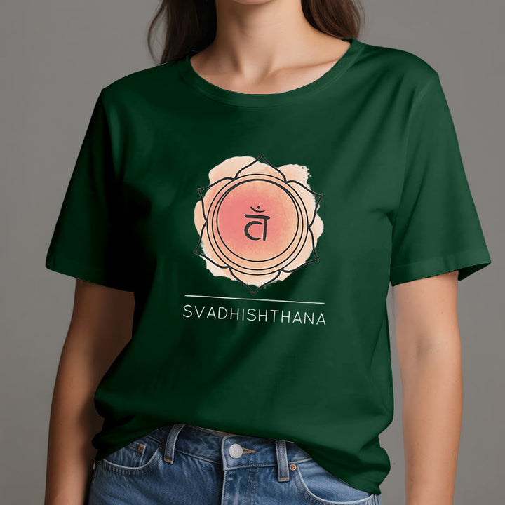 Olivenorma Orange Sacral Chakra Yoga T-Shirt