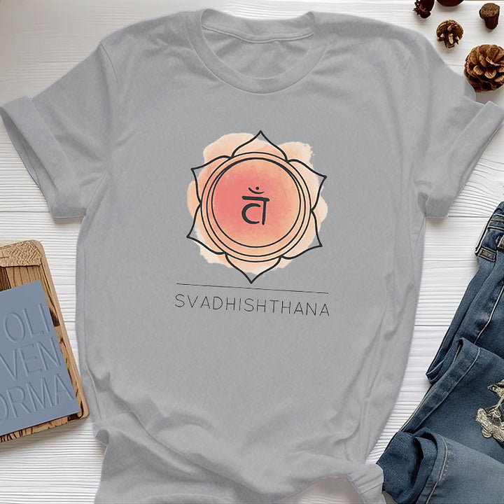 Olivenorma Orange Sacral Chakra Yoga T-Shirt