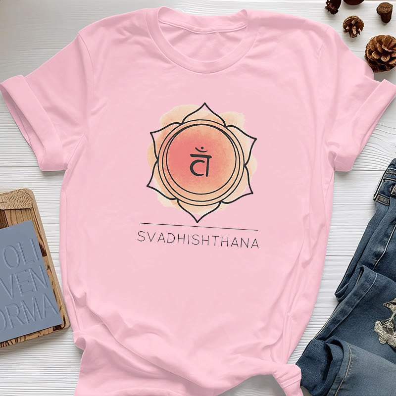 Olivenorma Orange Sacral Chakra Yoga T-Shirt