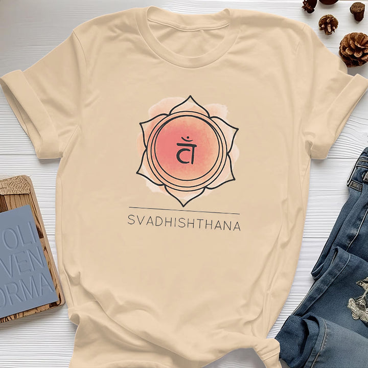Olivenorma Orange Sacral Chakra Yoga T-Shirt