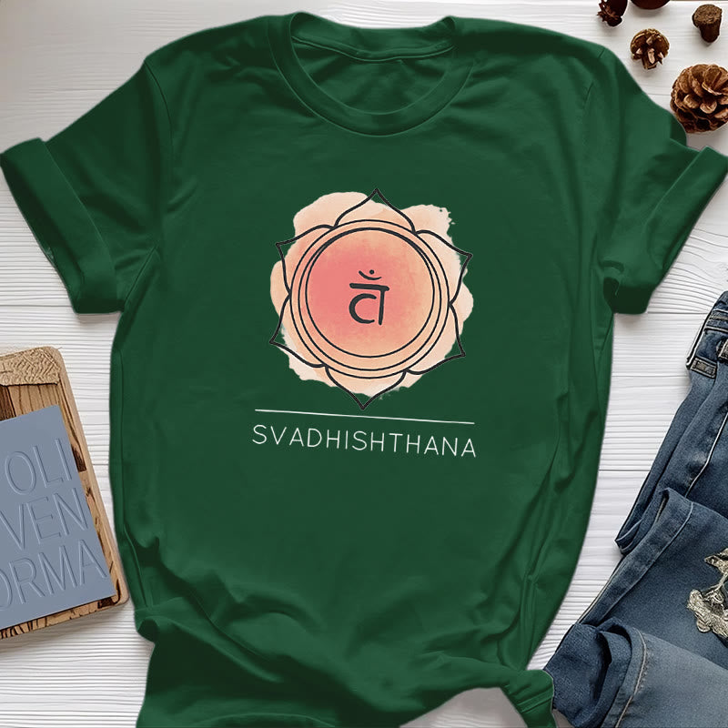 Olivenorma Orange Sacral Chakra Yoga T-Shirt