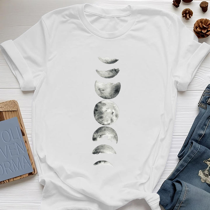 Olivenorma Moon Phase Meditation T-Shirt