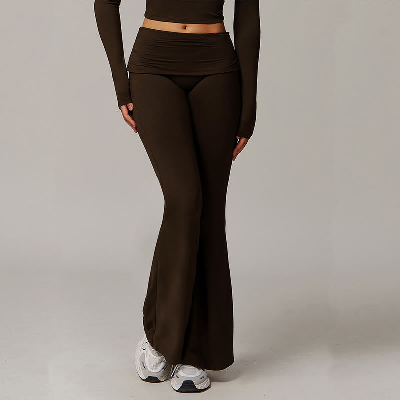 Olivenorma High-Waist Flare Workout Pants