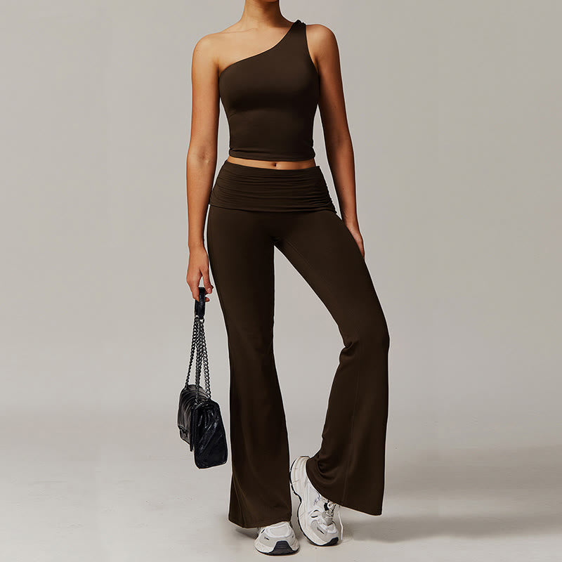 Olivenorma High-Waist Flare Workout Pants