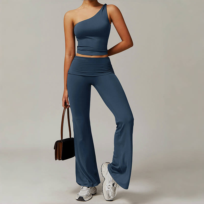 Olivenorma High-Waist Flare Workout Pants