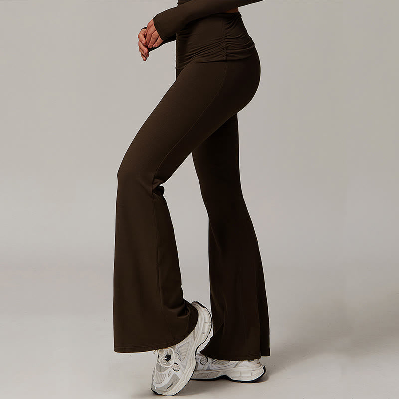Olivenorma High-Waist Flare Workout Pants