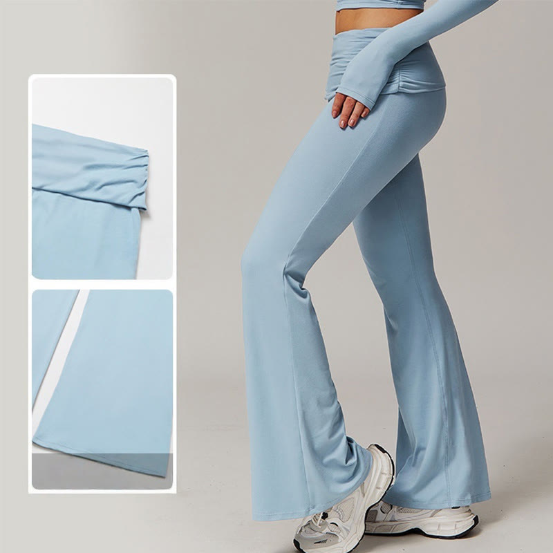 Olivenorma High-Waist Flare Workout Pants