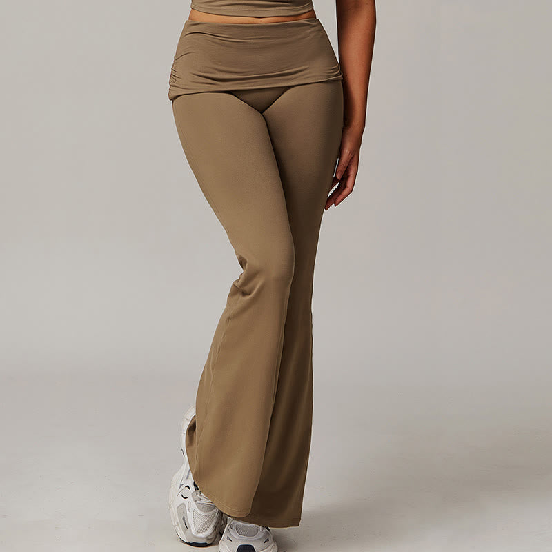 Olivenorma High-Waist Flare Workout Pants