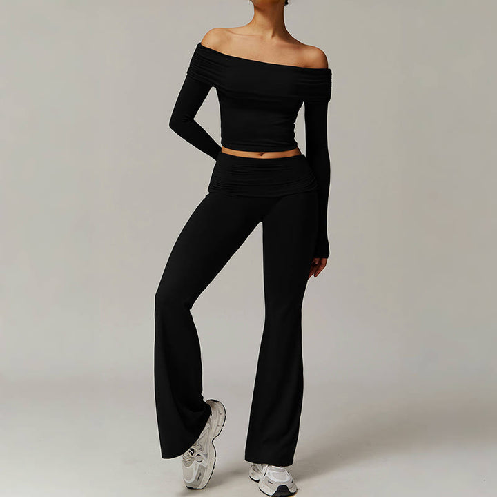 Olivenorma High-Waist Flare Workout Pants