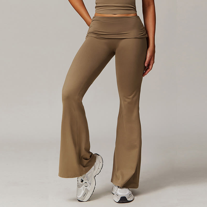 Olivenorma High-Waist Flare Workout Pants