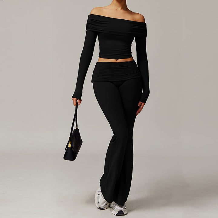 Olivenorma High-Waist Flare Workout Pants