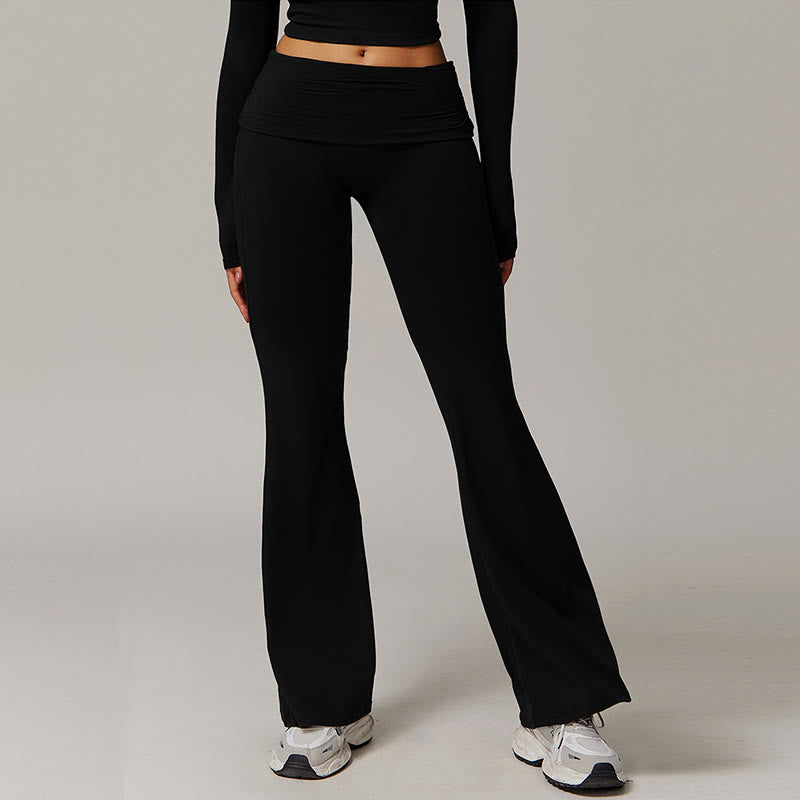 Olivenorma High-Waist Flare Workout Pants