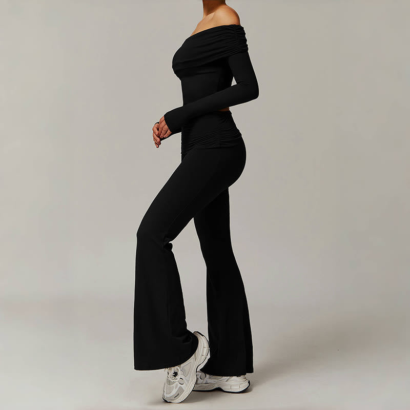 Olivenorma High-Waist Flare Workout Pants