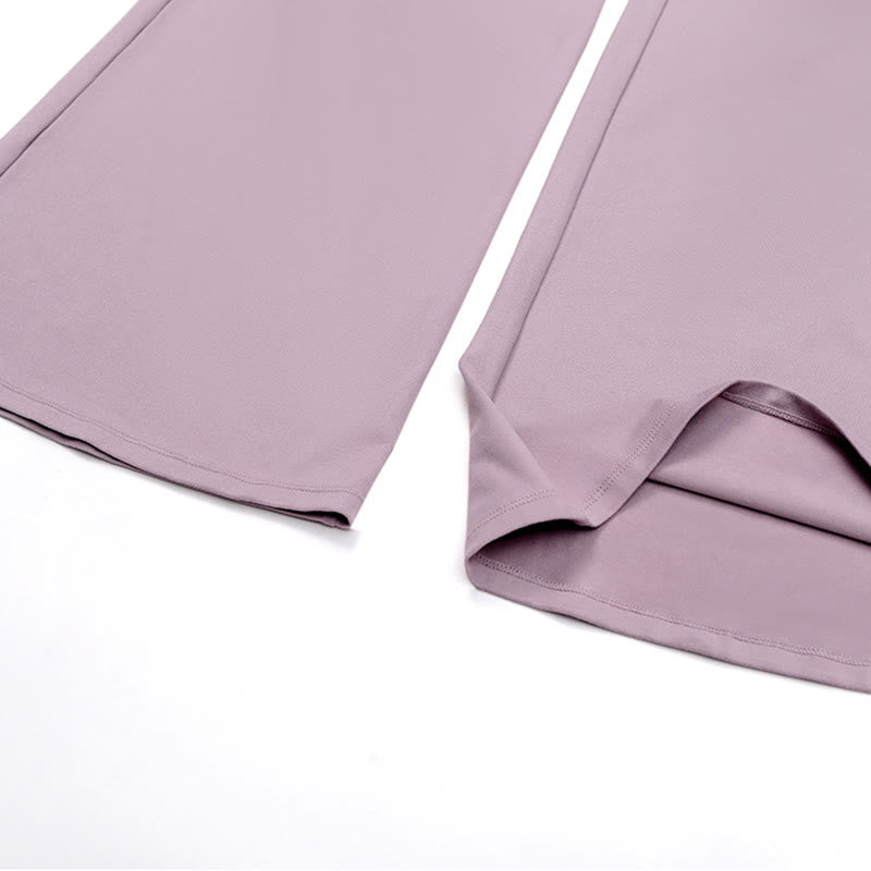 Olivenorma Loose Drawstring Wide-Leg Pants