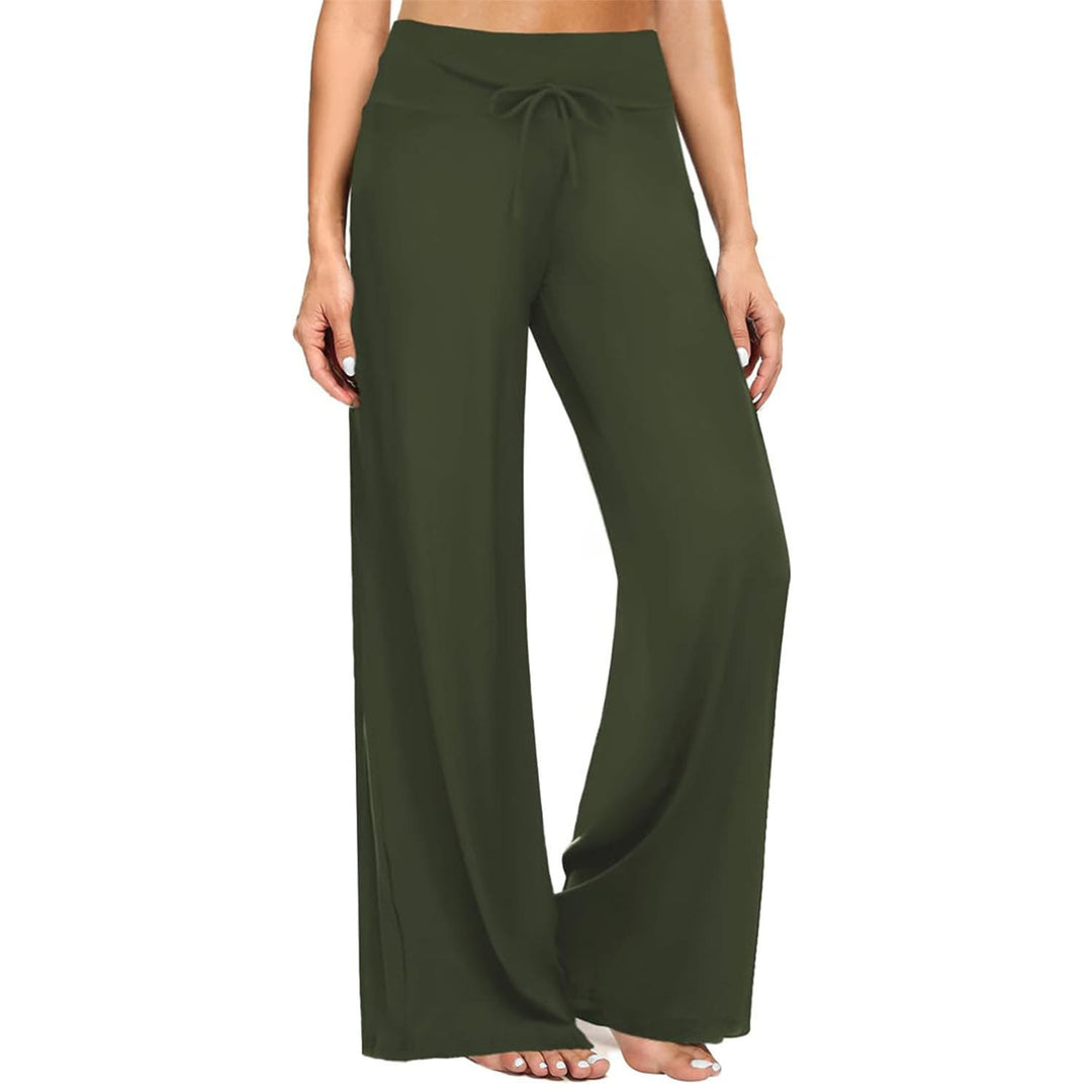 Olivenorma Women's Pajama Pants Soft Comfy Lounge Pants - Military Green - XXL - image 4
