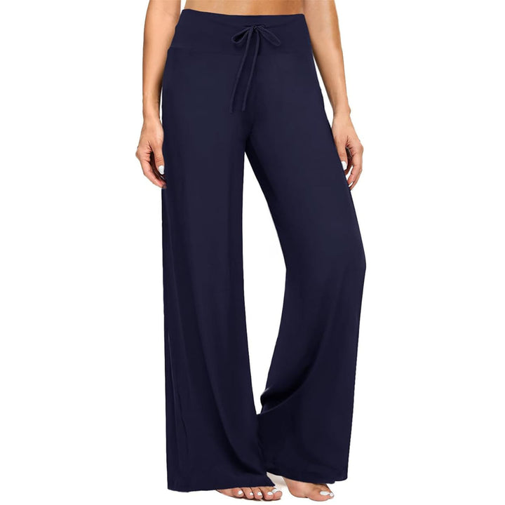 Olivenorma Women's Pajama Pants Soft Comfy Lounge Pants - Navy Blue - S - image 11