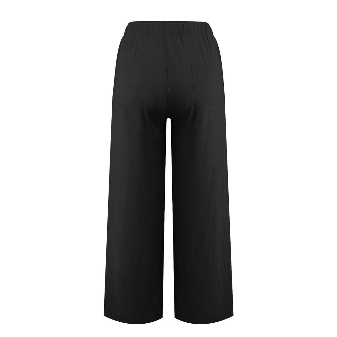 Olivenorma Women's Cotton Linen Wide Leg Pants