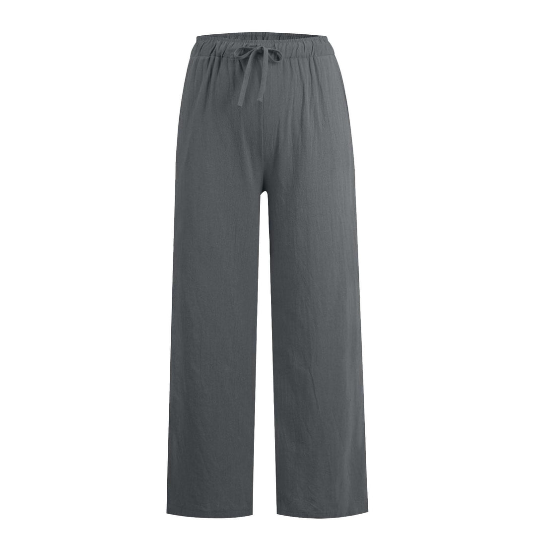 Olivenorma Women's Cotton Linen Wide Leg Pants