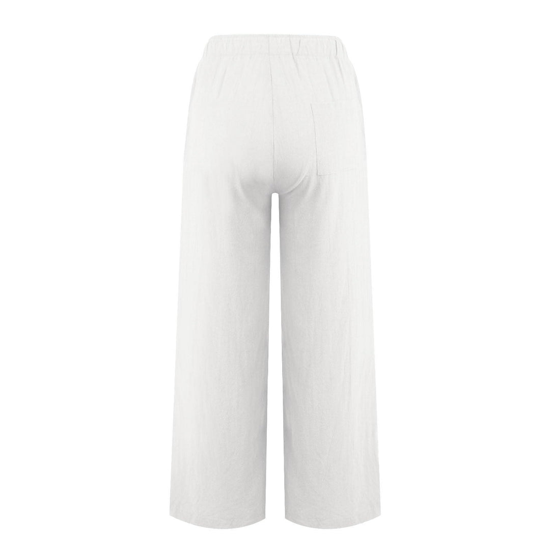 Olivenorma Women's Cotton Linen Wide Leg Pants