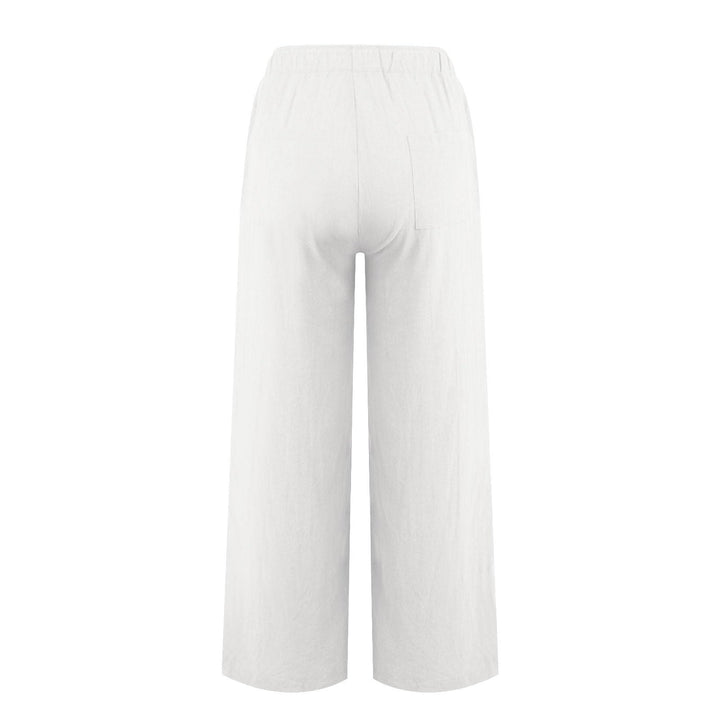 Olivenorma Women's Cotton Linen Wide Leg Pants