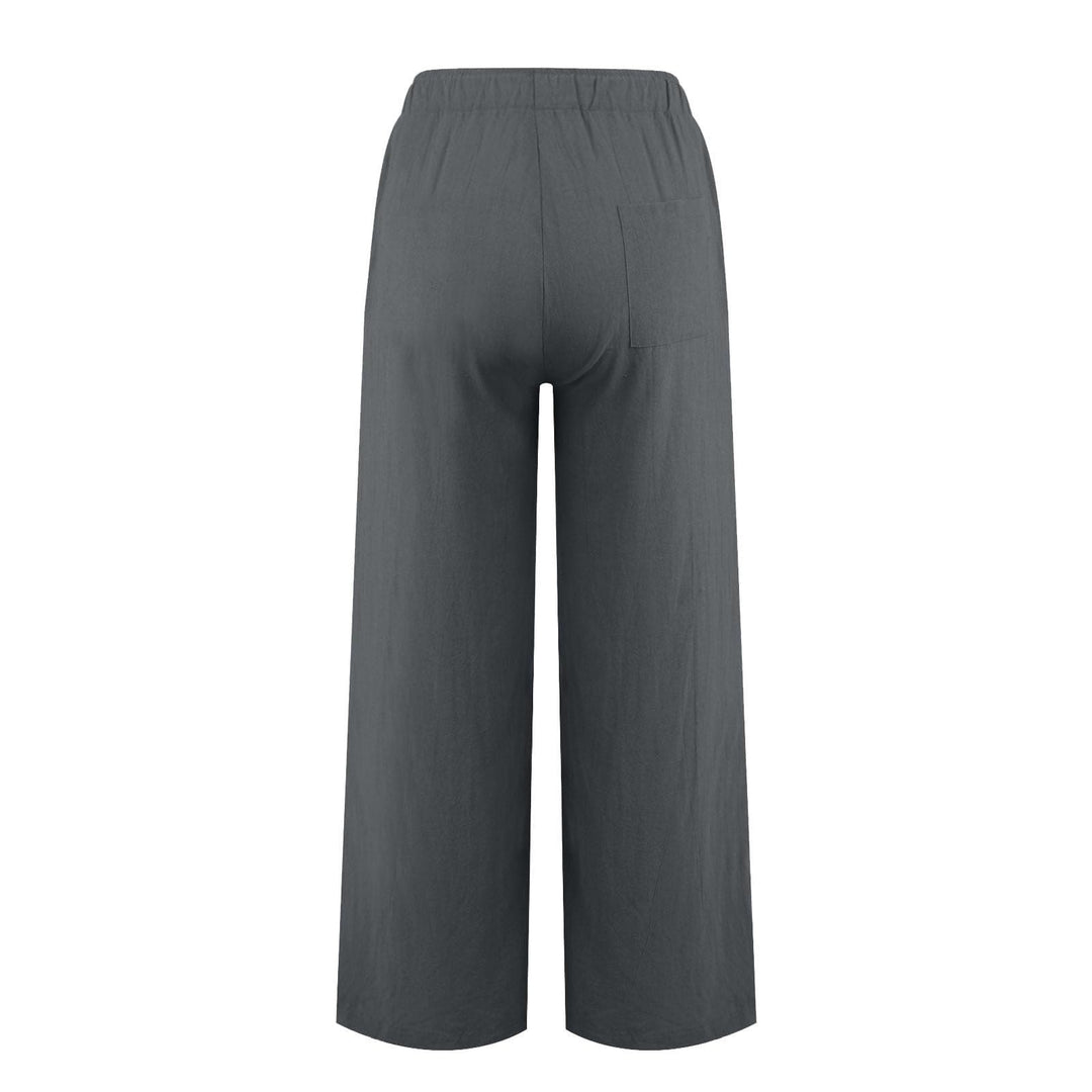 Olivenorma Women's Cotton Linen Wide Leg Pants