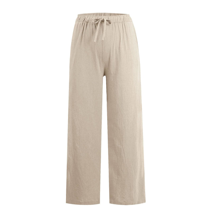 Olivenorma Women's Cotton Linen Wide Leg Pants