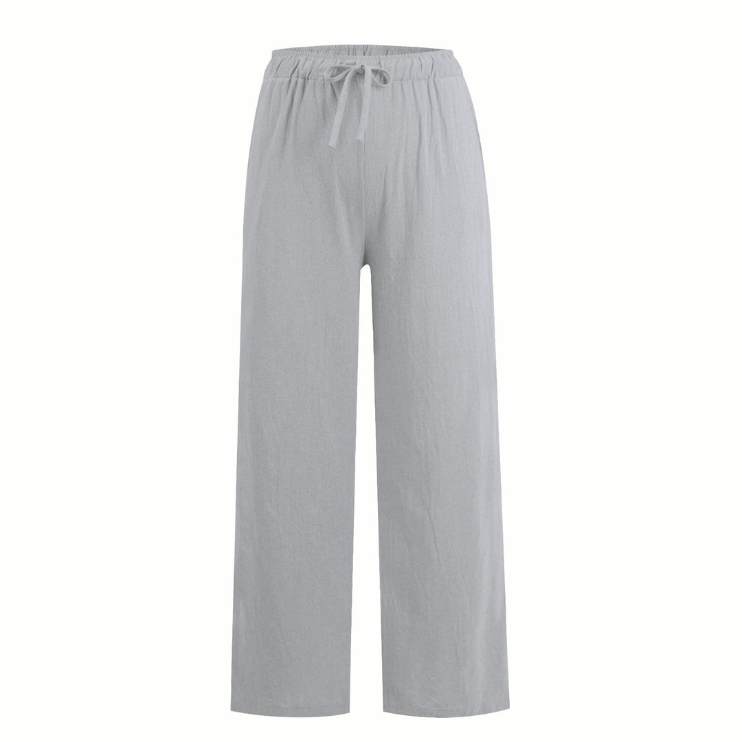 Olivenorma Women's Cotton Linen Wide Leg Pants