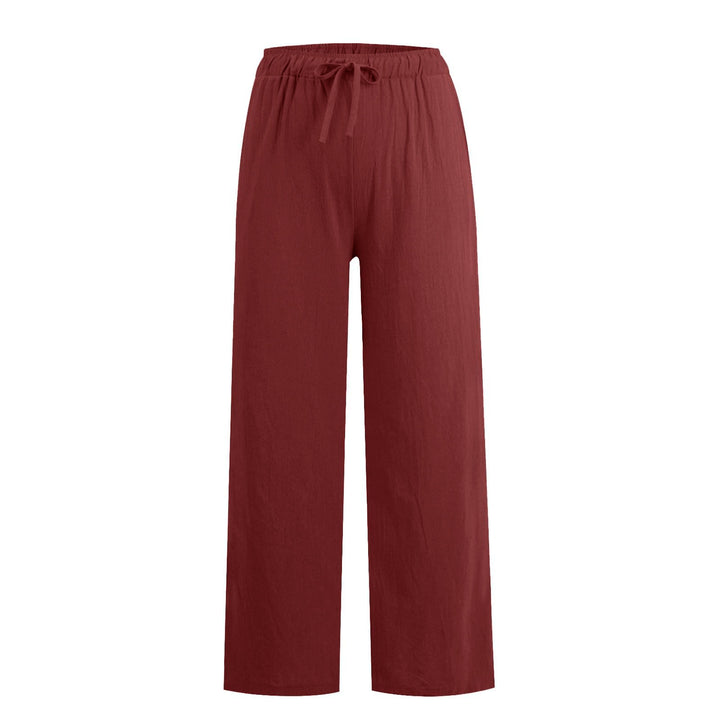 Olivenorma Women's Cotton Linen Wide Leg Pants
